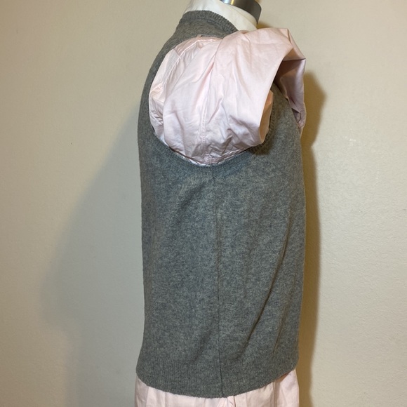 Vintage Wool Menswear Sweater Vest 100% Lambswool Made in England - Picture 10 of 16